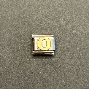 Letter O charm
